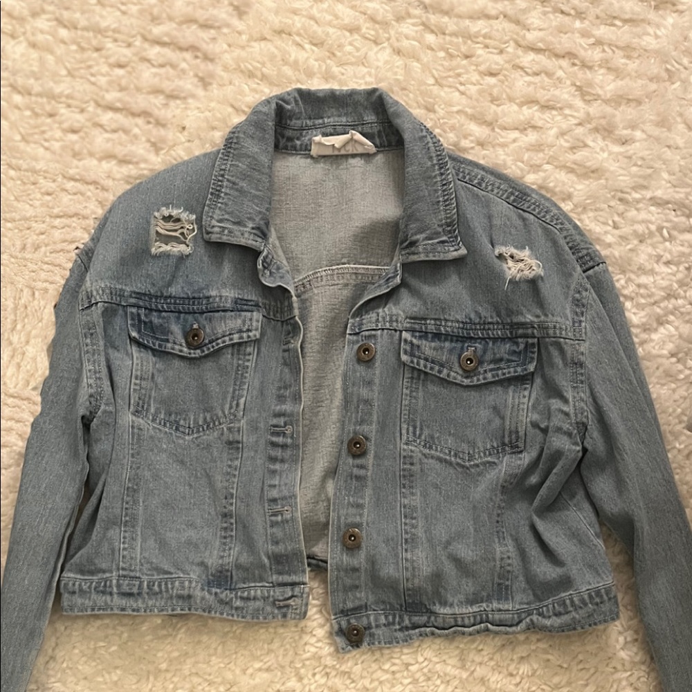 BB Dakota Distressed Jean Jacket